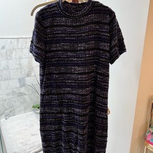 Kate Spade Boucle Shift in dark purple; light purple and black size L